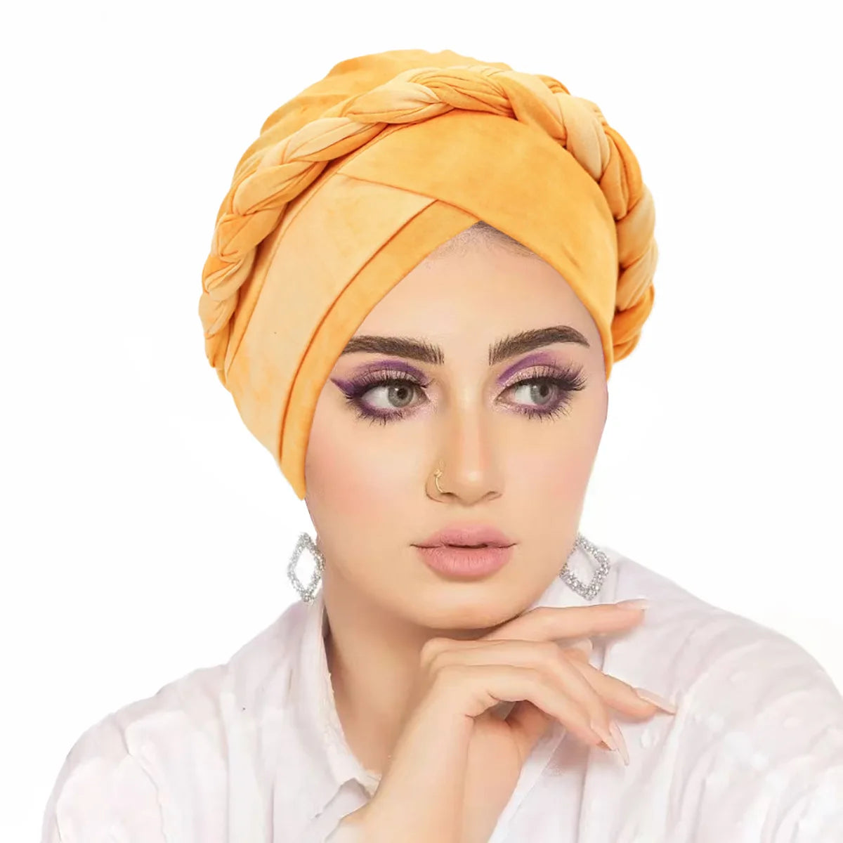 2026 New Head Scarf for Muslim Women Print Braid Turban Bonnet Hijab Caps Inner Hijabs Femme Musulman Arab Wrap Turbantes