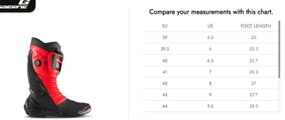 GAERNE GP1 LS Off-Road Motorcycle Botas Professional Track Riding Boots Waterproof Racing Anti-Collision for Rally Race Shoe
