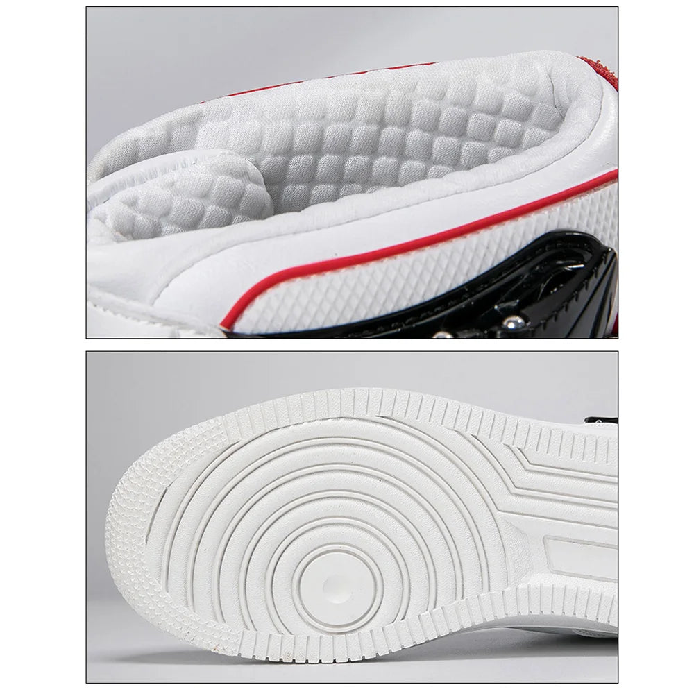 Men's Women's Motocross shoes Motorcycle Boots Leisure street Motorcycle Riding Boots Wear-resistant Outdoor Racing Shoes