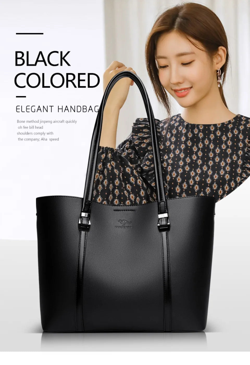 Large Capacity Shopping Bag for Daily Commuting Hand Bags Luxury Shoulder Bags High Quality Pu Leather Hnadbags Caual Tote Sac