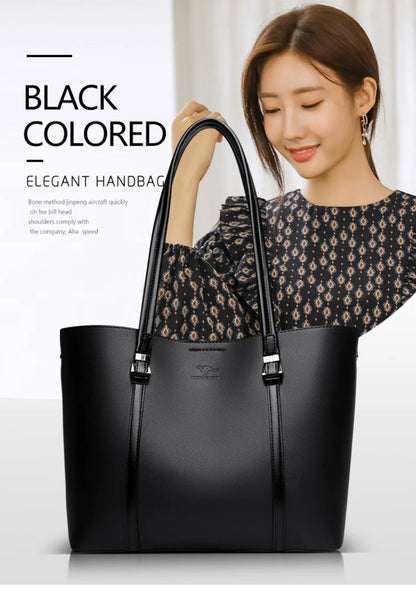 Large Capacity Shopping Bag for Daily Commuting Hand Bags Luxury Shoulder Bags High Quality Pu Leather Hnadbags Caual Tote Sac