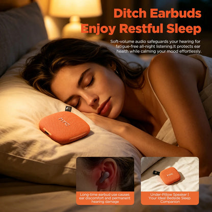 HTC WS01 Pillow Speaker Bluetooth Long Battery Built-in White Noise Sound Ultra-Thin Wireless Portable Speaker For Side Sleeper