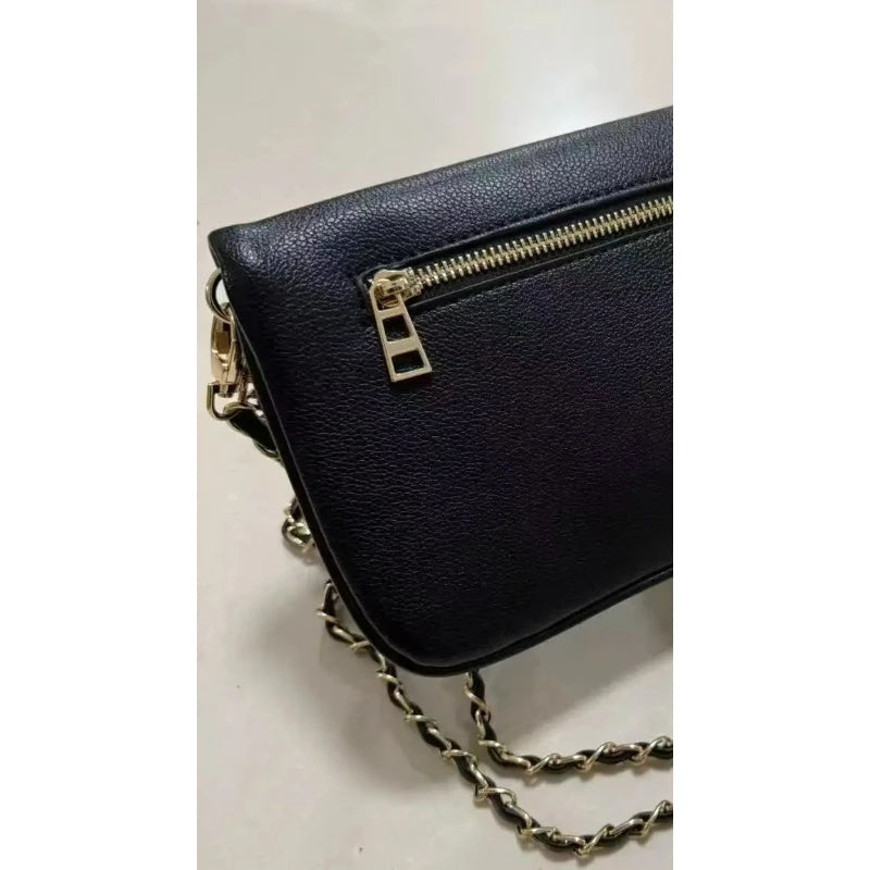 New Fashion Women Envelope Bag PU Leather Retro Crossbody Bag Luxury Design Ladies Shoulder Bag
