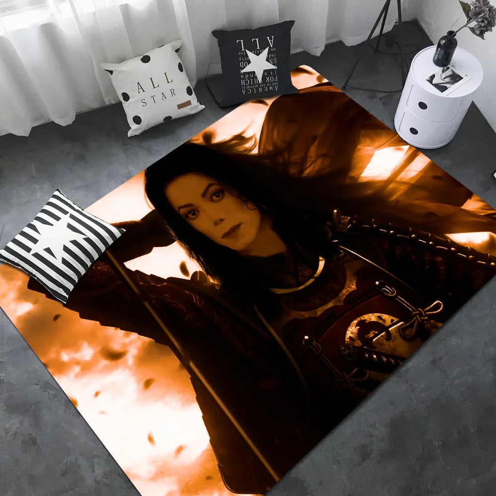 Michael Jackson Hallway Carpet INS Style Soft Bedroom Floor House Laundry Room Mat Anti-skid Bedside Area Rugs
