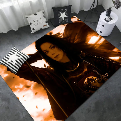 Michael Jackson Hallway Carpet INS Style Soft Bedroom Floor House Laundry Room Mat Anti-skid Bedside Area Rugs