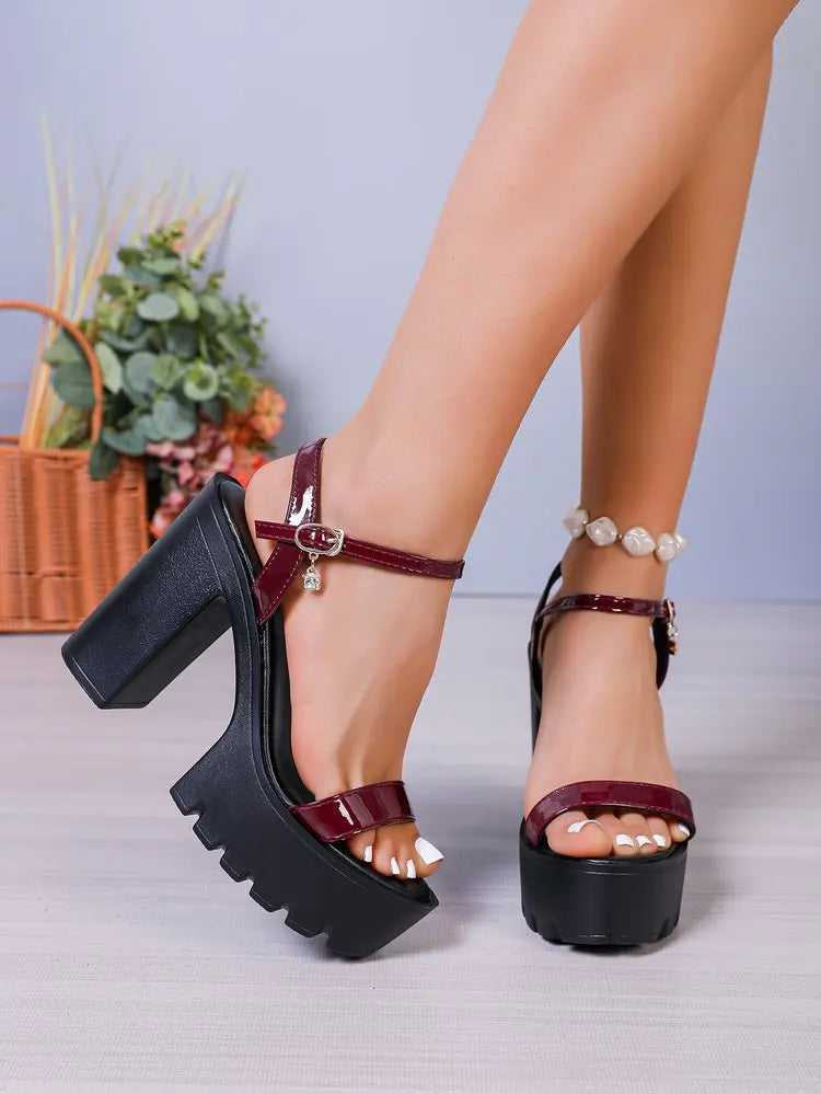 Luxury Super High Heels Women's Shoes 2026 New Fashion Elegant High Heel Sandals Slides Women Summer Peep Toe Platform Sandal