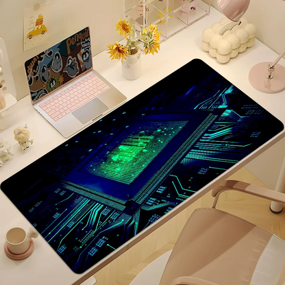 Mechanical Circuit Board Inside M-Motherboard  Mouse Pad Non-slip Thickened Large Writing Lockedge Gaming Cushion Office Student