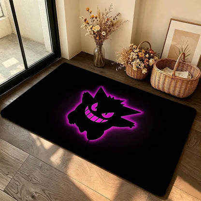 Anime Cute G-Gengar Carpet Bathroom Anti-slip Mat Door Mat Home Decoration Mat Entrance Door Mat Scratch-resistant Door Mat
