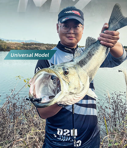 HASIDA M9 Full Metal Sea Spinning Reel 12kg Max Drag Slow Descent Dense 6 Sets Waterproof System Professional for Saltwater