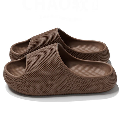 2026 Summer Thick Sole Eva Slippers Women Lightweight Soft Sole Non Slip Beach Sandals Woman Comfortable Platform Cloud Slides