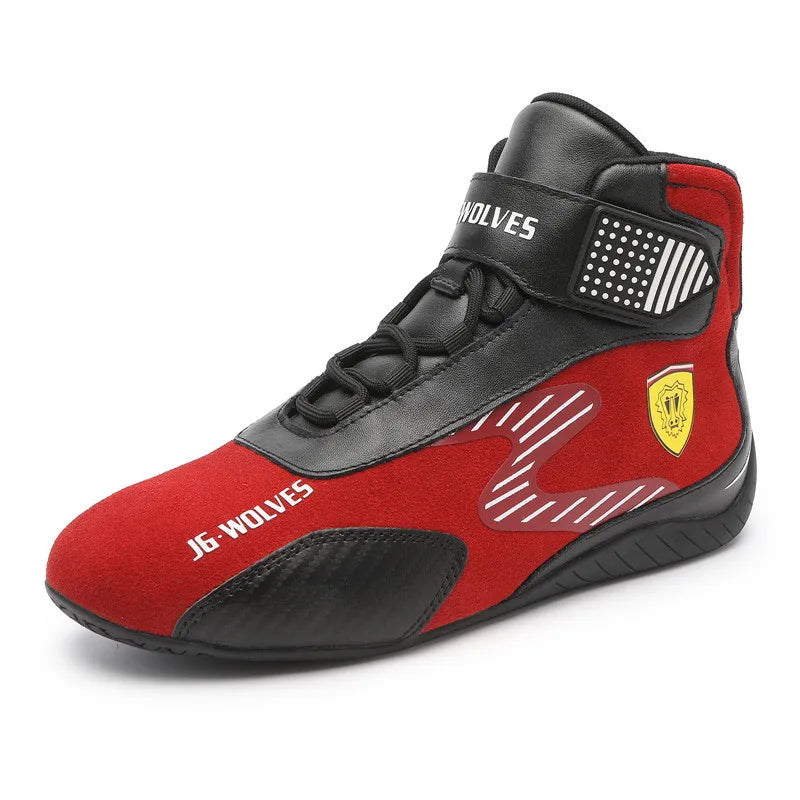 Car Motorcycle Racing Club Exercise Shoes Unisex Karting Shoes Hot High Quality Waterproof Go Karting Boots FIA Approved 35-45