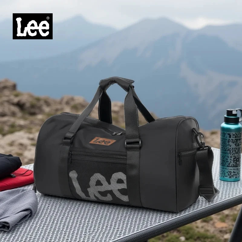 LEE Smart Gym Duffel Bag with Shoe Compartment Dry Wet Bag Men Women Waterproof Large Size Sport Training Luggage Travel Bag