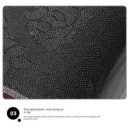 French Retro Living Room Decoration Plush Carpet Large Area Non-slip Mat Light Luxury Rugs for Bedroom Thicken Cream Lounge Rug