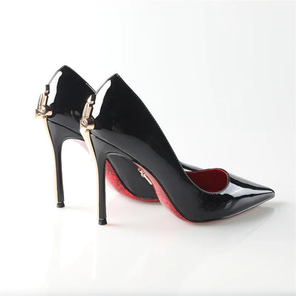 Alionly 2026 New 8CM Thin High Heels Pumps Women Pointed Toe Slip On Shoes Elegant Prom Wedding Stripper Ladies Sandals