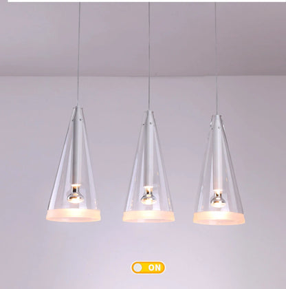 Modern Art Deco Pendant Lights New Creative Living Room Villa Designer Taper Glass Hanging Lamps Ceiling Minimalist Decor Trendy