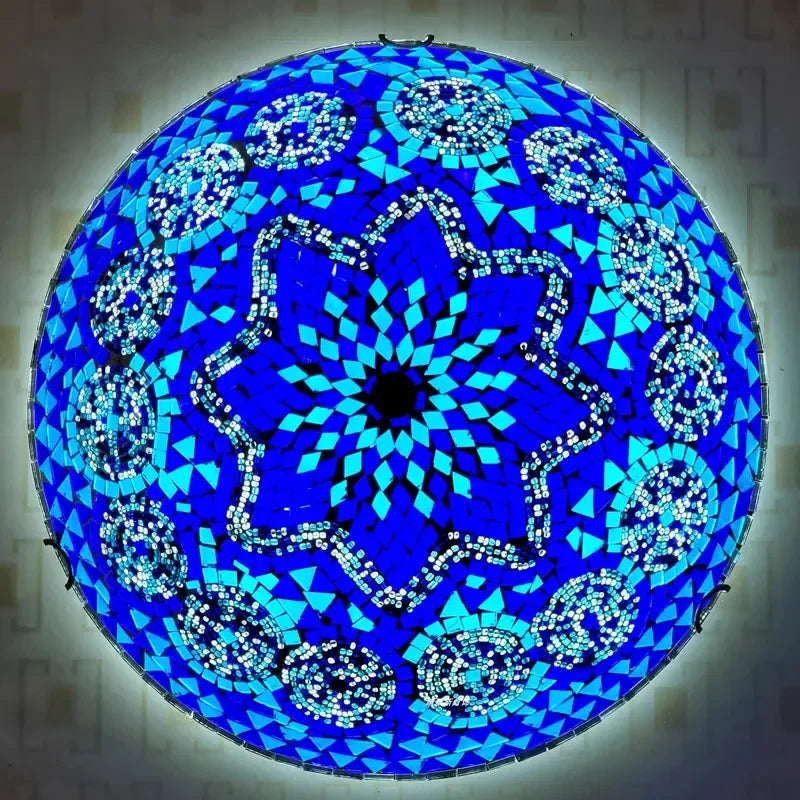 Stained Glass Ceiling Lamps Led Lights for Living Room Bedroom Chandelier Kitchen Lighting Fixture Tiffany Home Luminaria Decor