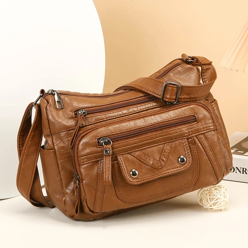 High Quality Leather Handbags Women Bags Luxury Brand Designer Shoulder Crossbody Hand Bags for Women 2024 Purses and Handbags