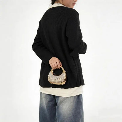 New Fashion Rhinestone Purses And Handbags Mini Golden Evening Bag Luxury Shoulder Bags Funny Party Wedding Acrylic Clutch Purse