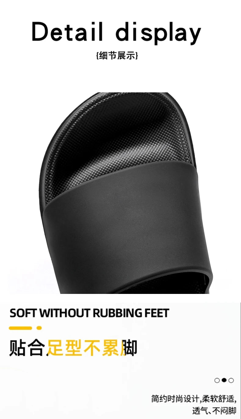 Summer Mens Breathable EVA Slides Men Beach Slippers Indoor House Home Slipper Soft Lightweight Slipers 46 47 48 New 2026