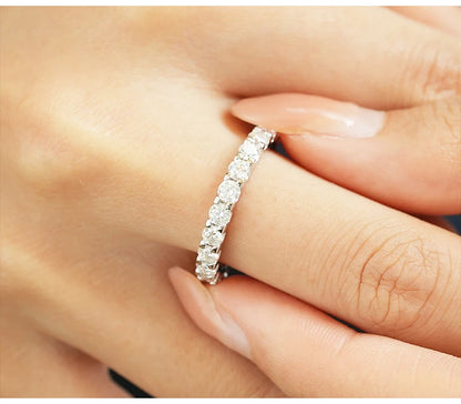 So-Bling S925 Sterling Silver Rings For Women Elegant Fine Cubic Zirconia Ring Bridal Wedding Engagement Women Trendy Jewelry