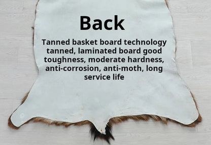 Natural Cow Flower Black and White Whole Goatskin Chair Cushion Vintage Primitive Antique Carpet Floating Window Camping Rugs