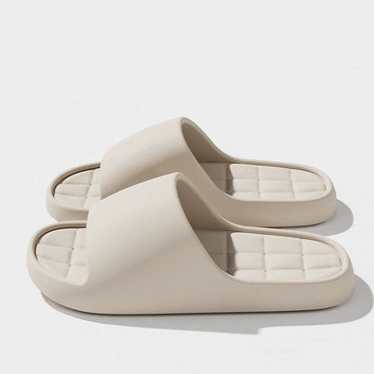 Man Fashion Slippers Solid Beach Sandals Summer Non Slip Lightweight Soft Unisex Slides Women Outdoor Indoor House Shoes