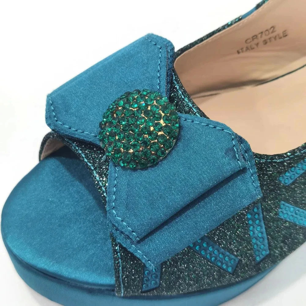 Sandals Woman Summer 2024 New Arrival Specially Designed Black African Women's Round Toe High Heels Suitable for Wedding Party