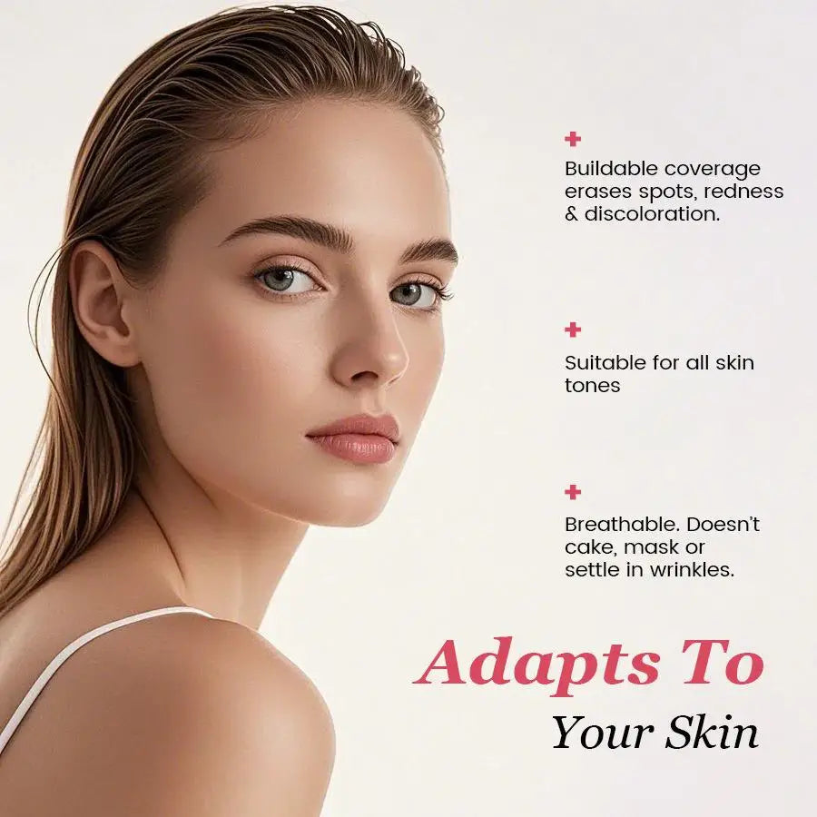 Smooche Original Concealer Facial Base Makeup Glycerin VitaminE Natural Herbal Liquid Foundation Brand Color Changing Foundation