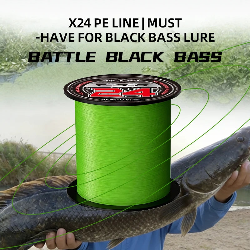 2026 New YGKX 24 Strand 300/500/1000m Japan PE Braided Super Strong Fishing Line Japan PE Braided Fishing Line Floating Pesca
