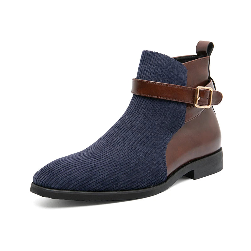 Luxury Brand Lace-Up Men's Motocross Boots 2023 New Arrival Classic Male Coiffeur High Top Shoes Leather for Men Outdoor Boots