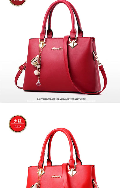 Luxury Handbags Women Bags Designer High-quality Leather Shoulder Bags for Women 2025 Casual Solid Color Purse and Handbags Sac