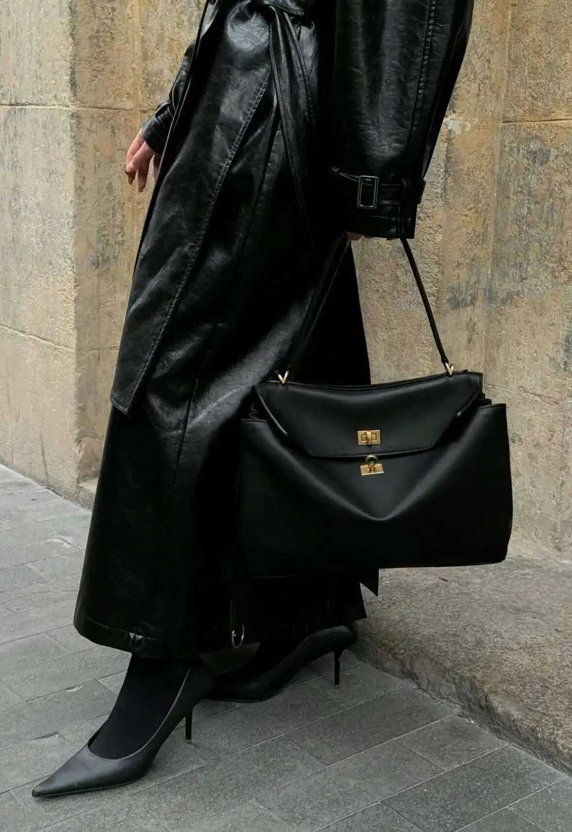 Luxury Fashion Leather Women's Tote Bag Lazy Bag Rodeo Briefcase Handbag Underarm Bags Large Capacity Crossbody Shoulder Bag