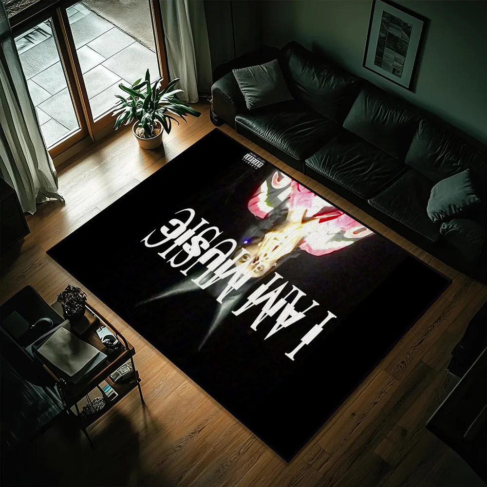 Rapper Playboi Carti I am Music Door Mat Entrance Non-slip Washable Kitchen Carpet Living Room Hallway Rug Bathroom Decoration