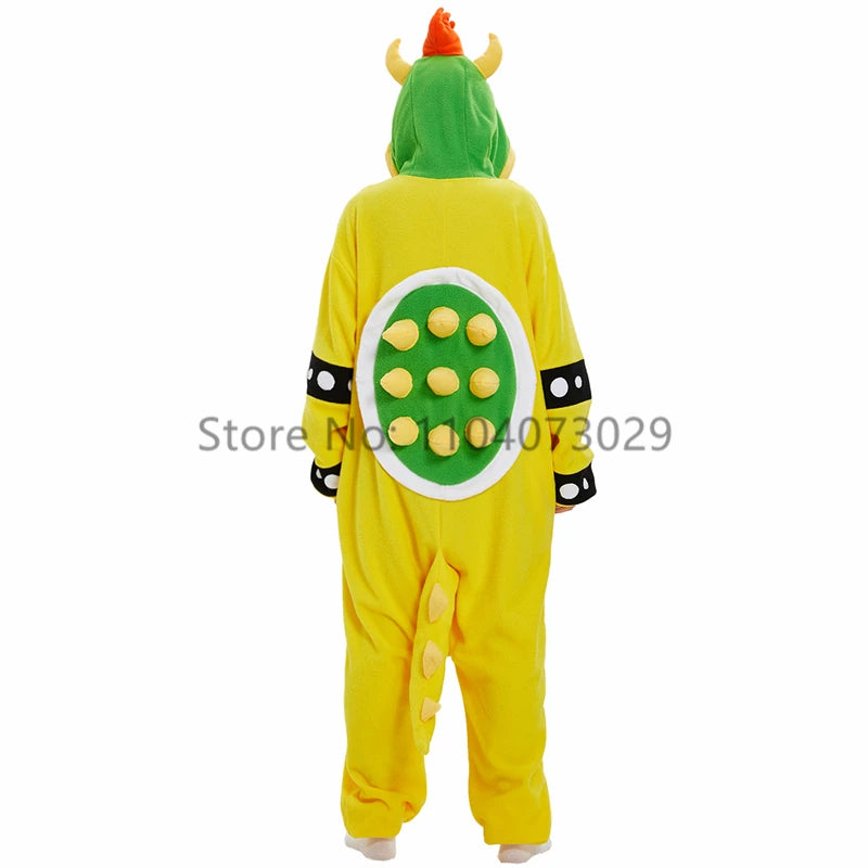 Onesieshow Animal Kigurumi Pyjamas Halloween Onesies Adult Cartoon Yellow Pajama Cosplay Party Costume Women Homewear