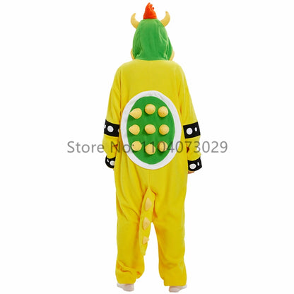Onesieshow Animal Kigurumi Pyjamas Halloween Onesies Adult Cartoon Yellow Pajama Cosplay Party Costume Women Homewear