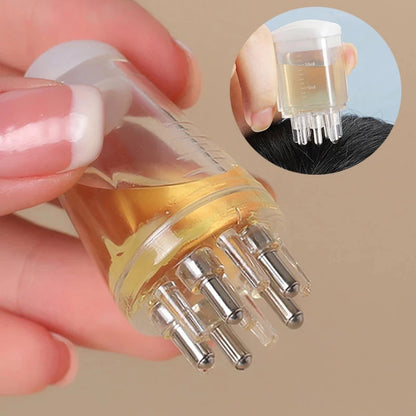 Scalp Applicator Liquid Comb Hair Roots Massage Comb For Hair Growth Serum Oil Nourish Liquid Guiding Anti Hair Loss Scalp Care