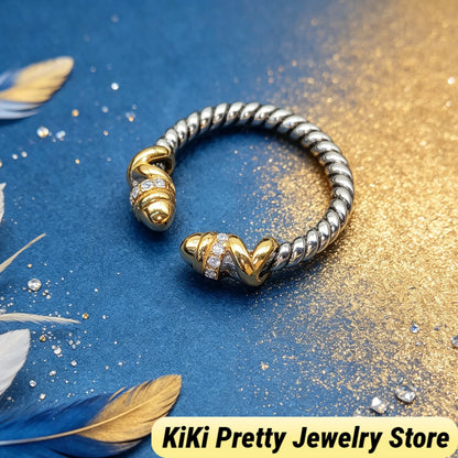 2026 New Fashion Elegant Luxury Jewelry Couple Set Rings Minimalist Everyday Wear & Party Jewelry