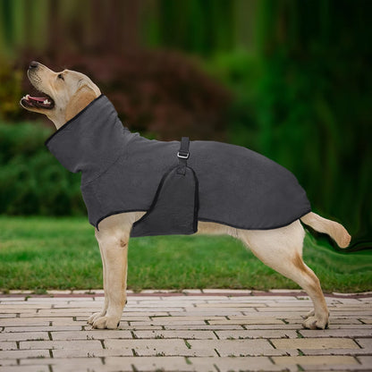Generic Dog Winter Coat for Whippet, Greyhound Cosy Fleece Jumper, Jacket Lurcher and Clothe with Warm Lining, Adjustable Band M