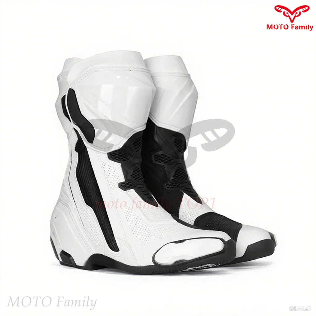 Riding Boots, Motorcycles, All Season Waterproof Riding Shoes, Off-Road Competitive Track Motorcycles, Men's and Women's Styles