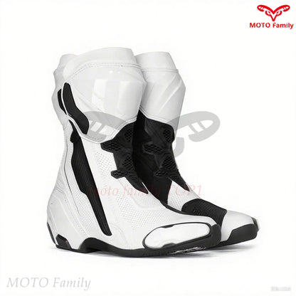 Riding Boots, Motorcycles, All Season Waterproof Riding Shoes, Off-Road Competitive Track Motorcycles, Men's and Women's Styles