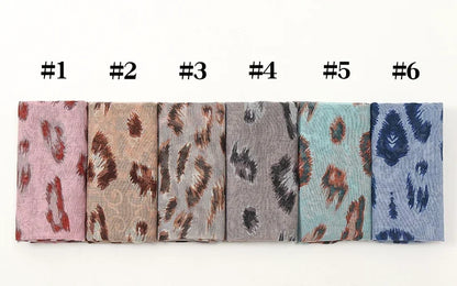 Muslim Women Cotton Viscose Scarf Ombre Floral Voile Beach Hijab Shawls and Wraps Female Foulard Echarpe Designer Long Scarves