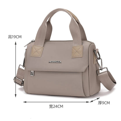 Ladies Lightweight Shoulder Bag Waterproof Nylon Handbag for Commuter Work Casual Crossbody Bags for Women Messenger Bag