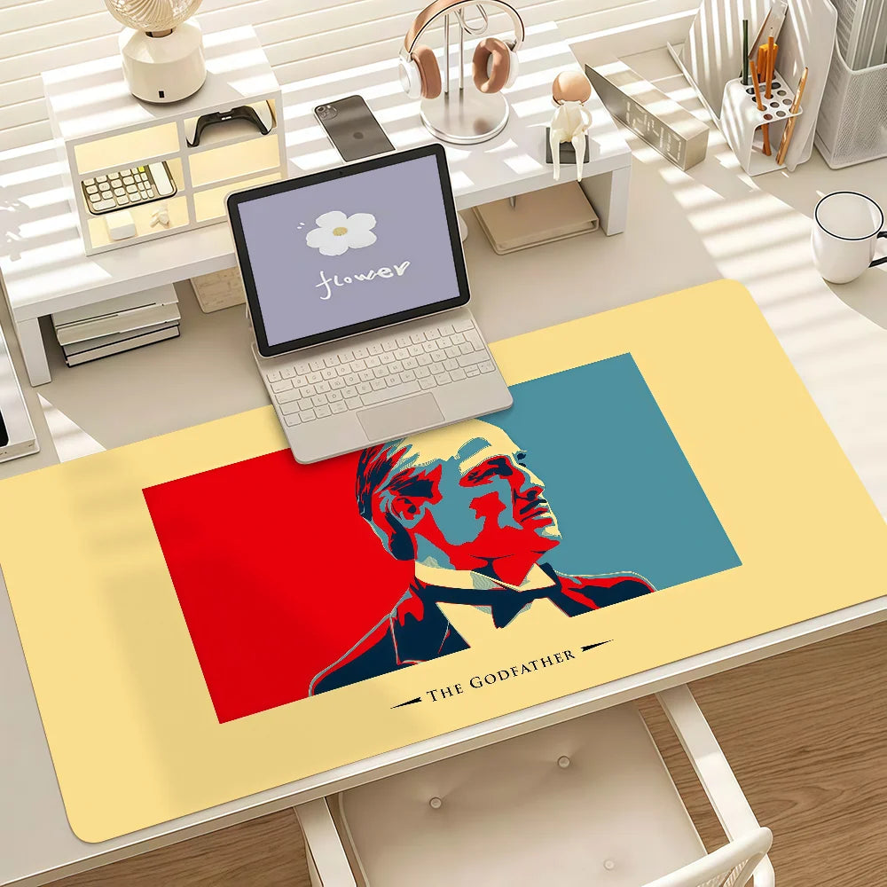 Movie The G-godfather Mouse Pad Anti Slip Rubber Edge Locked Thickened Laptop Gaming Desk Mat
