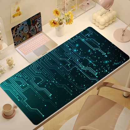 Mechanical Circuit Board Inside M-Motherboard  Mouse Pad Non-slip Thickened Large Writing Lockedge Gaming Cushion Office Student