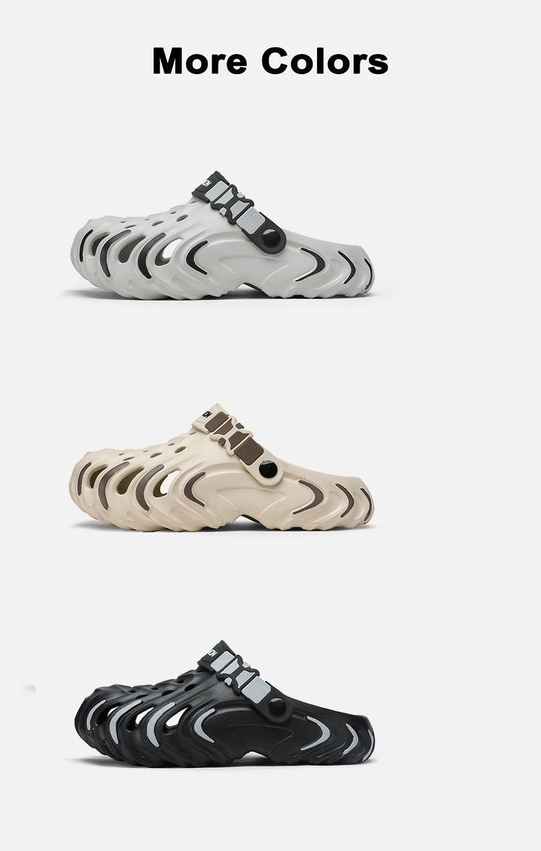 Summer Men's Outdoor Clogs EVA Soft Slippers For Man Beach Sandals Slides Garden Shoes New Men Casual Shoes Male Beach Slippers