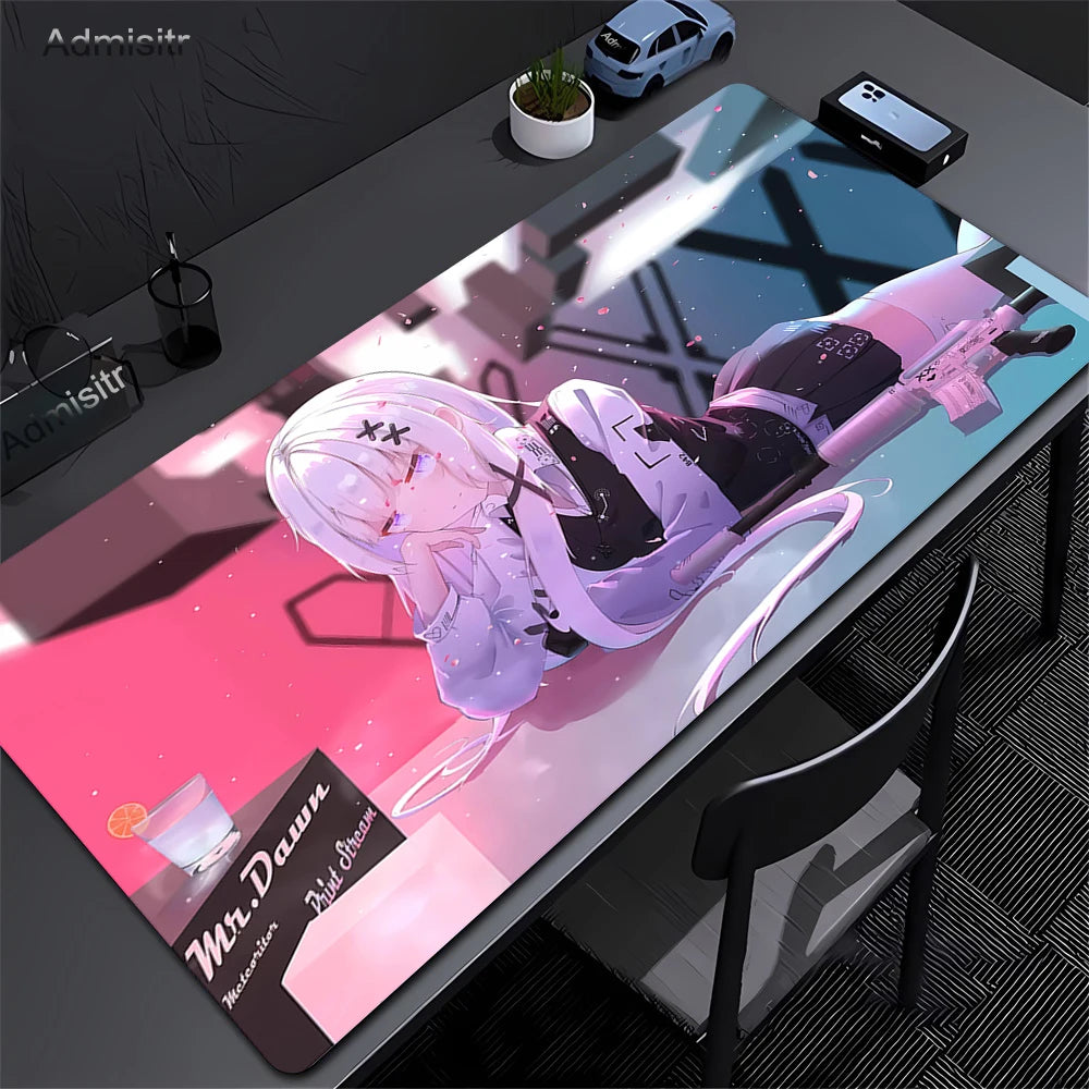 90x40cm Large Size Mouse Pad Art Desk Pads Printstream Gaming Mice Pad Non-slip Rubber Mat Company Long Table Mats XXL For Csgo