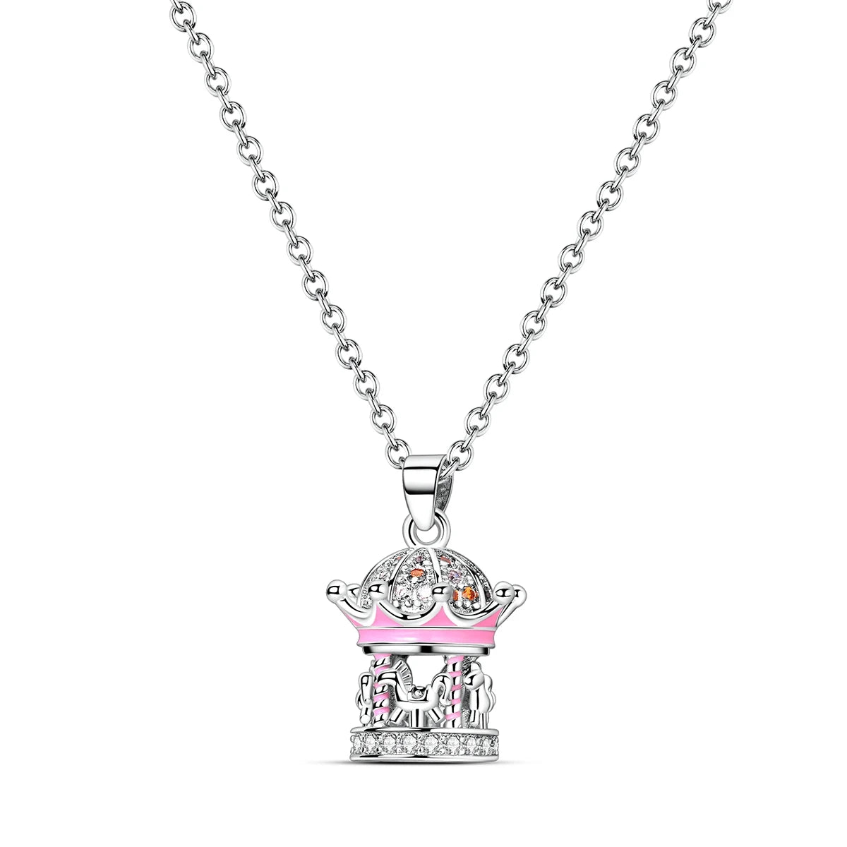 925 Sterling Silver Luminous Firefly Heart Shaped Zircon Pendant Necklace For Women Fashion Anniversary Birthday Jewelry Gifts
