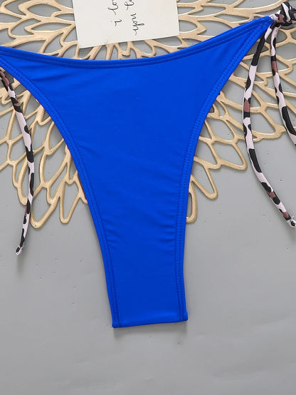 Sexy Leopard Women's Beach Bikini 2026 Swimsuit Halter Tie Micro Thong Bikinis Sets Female Swimwear for Woman Wear Bathing Suit