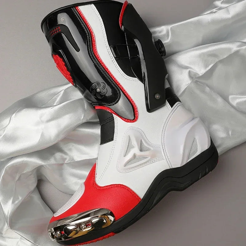 Motorcycle Platform Boots Motorcycle Cross-country Professional Racing Boots Breathable Wear Safety To Protect Motorcyclists