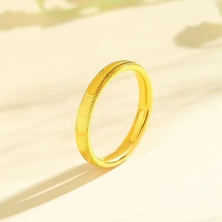Real 18k Golden Cat Eye Stone Gold Ring for Woman 18K No Demolding Fine Jewelry Luxury High-quality